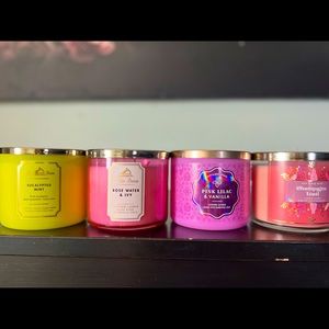 Bath &Body works candle bundle